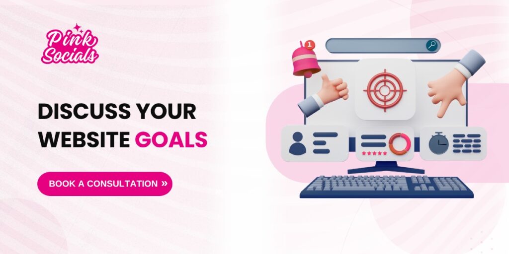 Discuss your website goals – book a consultation