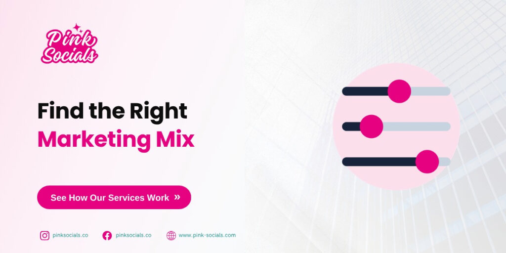Find the right marketing mix – see how our services work