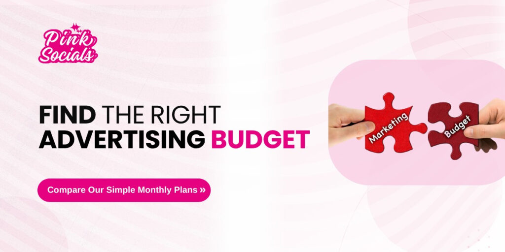 Find the right advertising budget – compare our simple monthly plans