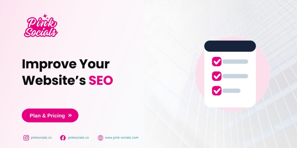 Improve your website's SEO – plans and pricing