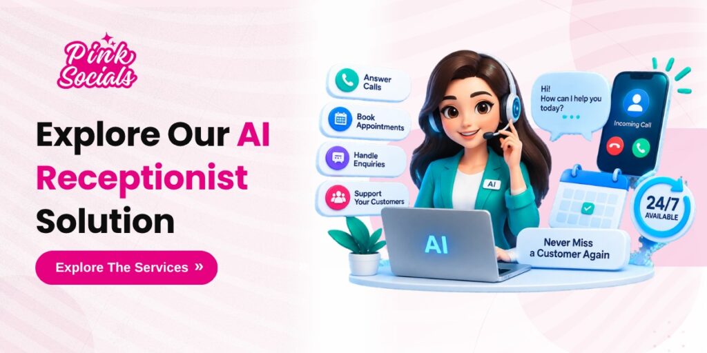 Explore Our AI Receptionist Solution – Explore The Services